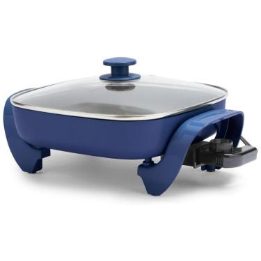 Imagem de Frigideira Elétrica GreenLife 30cm 5 Litros Quadrada, Tampa de Vidro Ventilada, Revestimento Cerâmico Livre de Substâncias Nocivas,