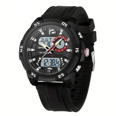 Imagem de Relógio Masculino Moda Quente Tendência Eletrônico Horário Duplo