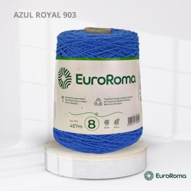 Imagem de Barbante Nº 8 da EuroRoma com 600g, 903 | AZUL ROYAL