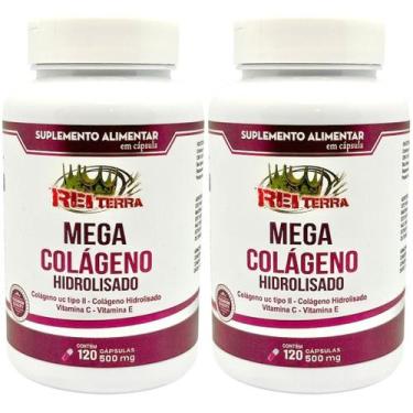 Imagem de Kit 2 Mega Colágeno - Colágeno Tipo 2 + Colágeno Hidrolisado + Vitamin