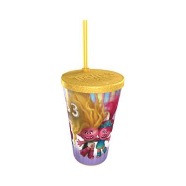 Imagem de Copo Trolls 3 Amarelo - Cinemark