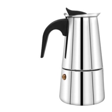 Imagem de Maquina de Café Cafeteira Italiana 9 Xícaras Expresso e Moka Em Inox 4, 6 Xícaras(300ml 6 Xícaras)