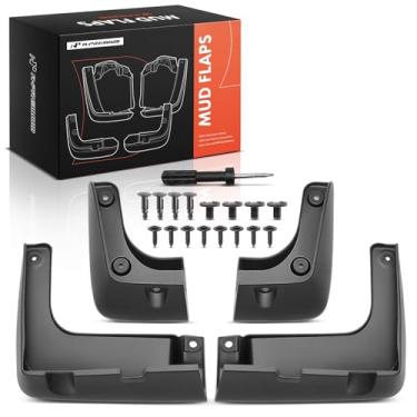 Imagem de A-Premium Conjunto de 4 peças de abas de lama protetores contra respingos, para-lamas com kits de hardware acessório compatível com Kia Optima 2016 2017 2018, dianteiro e traseiro, lado do motorista e