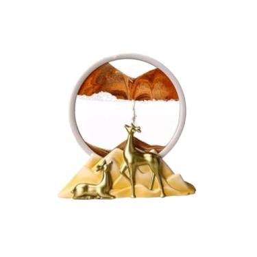 Imagem de Ampulheta criativa ornamentos de luxo casa decorações suaves sala estar escritório vinho rack ornamentos decorativos Arte Decorativa