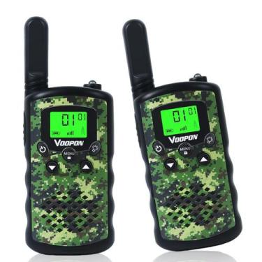 Imagem de Rádios de 2 vias Walkie Talkies VOOPON Camouflage para crianças