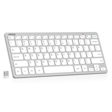 Imagem de Teclado sem fio Arteck Ultra Slim Compact Silver