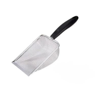 Imagem de Pá para Areia de Gatos Pazinha Higiênica Prática com Peneira Coletora Limpeza de Areia para Animais Antiderrapante(1pc)