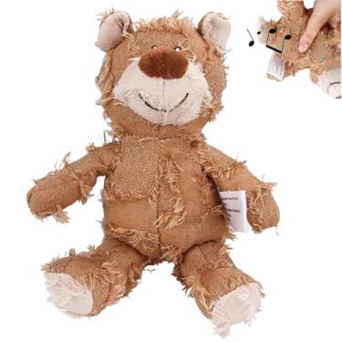 Imagem de Areytrv Urso Robusto Indestrutível - Brinquedo Para Cães Com Mastigação Pelúcia, Amigo Eterno (Carvalho, G)