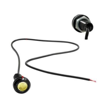 Imagem de Luzes LED Brancas Quentes Tipo Olho De Águia Para Carros, 10 Peças, 18