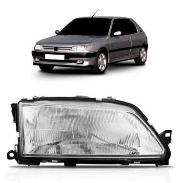 Imagem de Farol Peugeot 306 1993 1994 1995 1996 1997 - TYC, Direito