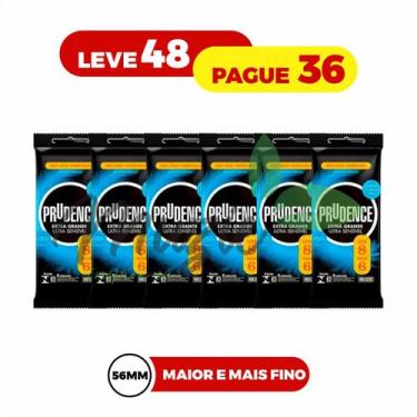 Imagem de Kit Leve 48 Pague 36 Preservativo Camisinha Extra Grande Ultra Sensíve