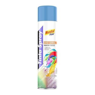 Imagem de Tinta Spray Mundial Prime Uso Geral Azul Claro 400ml - Aeroflex