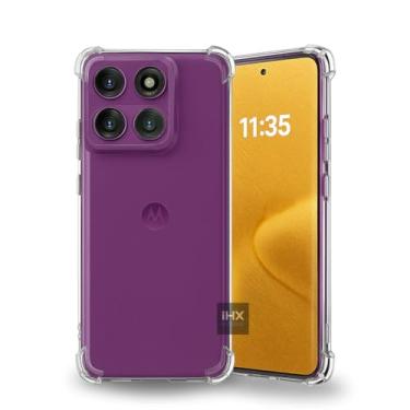 Imagem de Capa Case Premium Transparente Compatível Motorola Moto Edge 60 PRO Anti Impacto Shock Choque TPU Alta Proteção