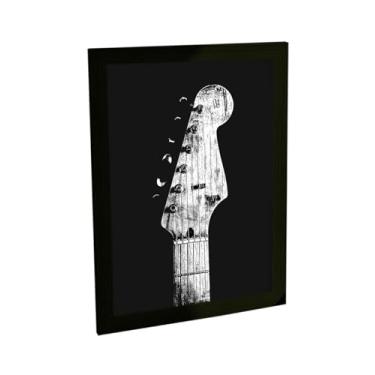 Imagem de Quadro Decorativo A4 Guitarra Clássica Braço Instrumento Musical