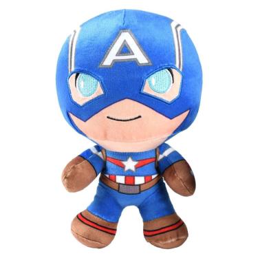 Imagem de Pelúcia 20Cm Capitão América Disney Azul