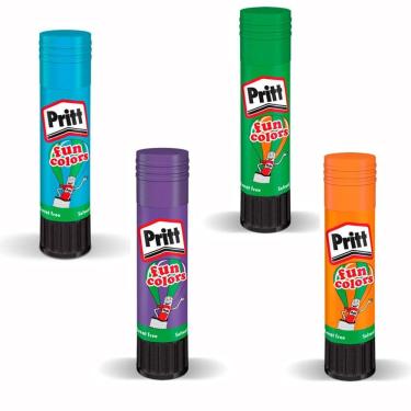Imagem de Cola bastão Pritt Cores 10g blister - Henkel