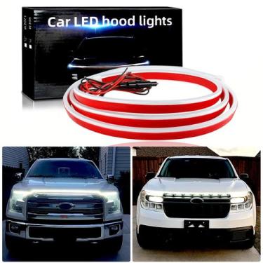 Imagem de Luz de capô de carro Exterior LED Strip Lights JMTBNO 71 White DRL