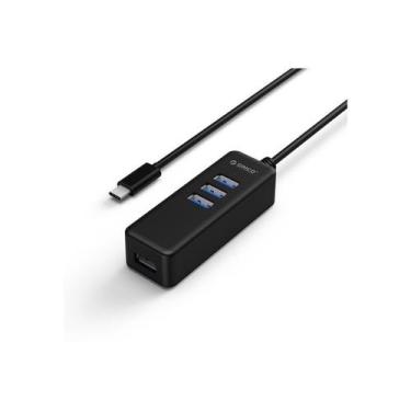 Imagem de Hub USB tipo C para 4 portas USB 2.0 - Lightbek Official Store