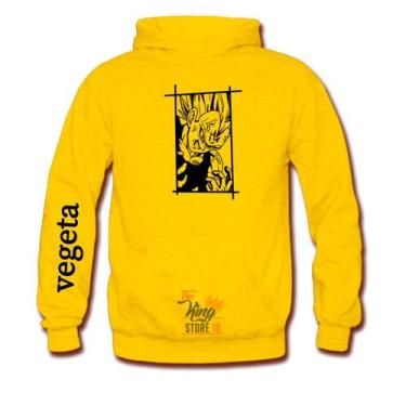 Imagem de Camisola Canguru Dragon Ball Majin Vegeta Babidi Evil Contr - Lightbek