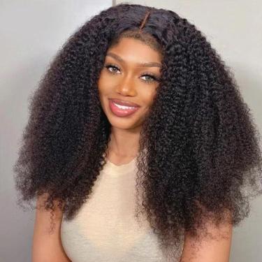 Imagem de Peruca Beauhair Glueless Kinky Curly 100% cabelo humano 28"