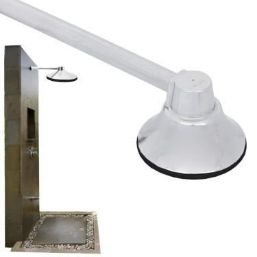 Imagem de Chuveiro Ducha Fria Redondo 9Cm Para Piscina Jardim Quintal