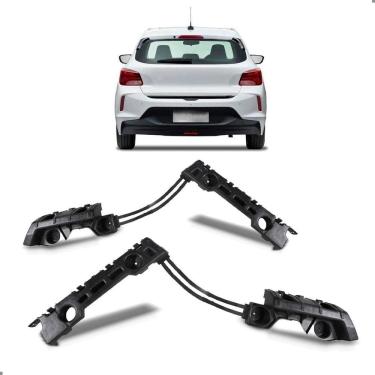Imagem de Par Suporte Guia Parachoque Onix Hatch 2020 A 2025 Traseiro