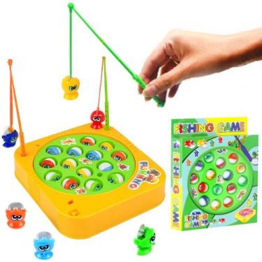 Imagem de Jogo Infantil Pega Peixinho Pescaria Maluca Brinquedo para Família - G