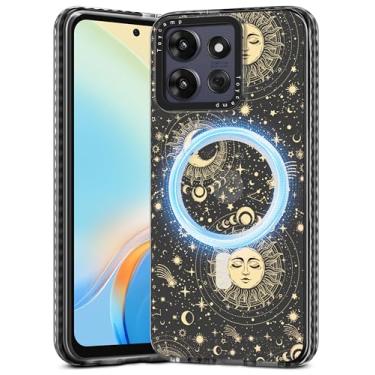 Imagem de Toycamp Capa para Moto G Power/Play 2025 - Compatível com MagSafe Women Girls Cute Phone Cover Magnetic Girly Aesthetic Kawaii Unique Design Pretty Motorola G Power/Play 2025, Sun God