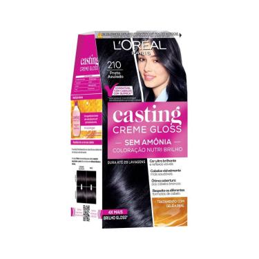 Imagem de Tintura Casting Creme Gloss L`oréal Paris 210 Preto Azulado