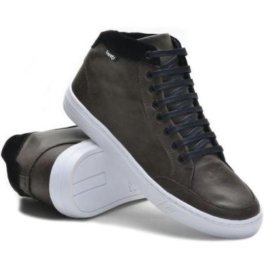 Imagem de Sapatênis Casual Forms Masculino Cano Alto - Café - Form's, Café, 40