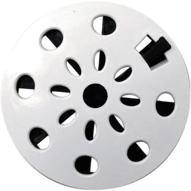 Imagem de Grelha Redonda com Diâmetro de 9,7cm em Pvc Modelo Ii Astra
