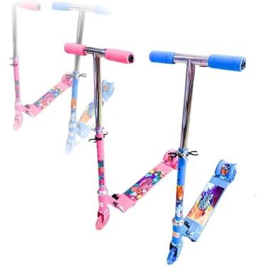 Imagem de Patinete Infantil Menino Menina 3 Rodas Presente Criança Dia das Crianças Azul