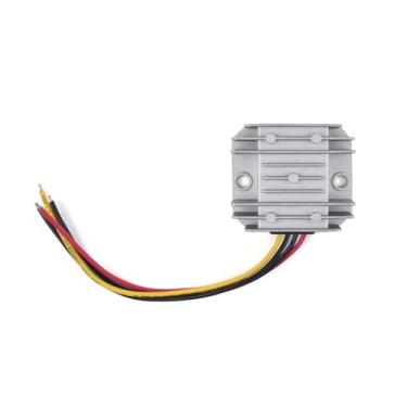 Imagem de Conversor de energia 8V-35V para 19V DC 3A 5A 10A estabilizador de tensão automotiva Moudle de fonte de alimentação à prova d'água para carro (caixa grande de 10A)