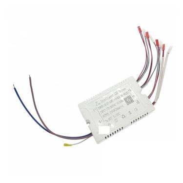 Imagem de 1 unidade de driver de LED 2,4 G + controle remoto RGB 30-60LED e controle de aplicativo 25-40Wx2 37-50Wx4 37-60Wx2 x4 x6 regulação e fonte de alimentação de cor mutável (37-50x6-RGB 30-60LED)