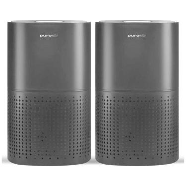 Imagem de Purificadores de Ar PuroAir HEPA Potentes para Grandes Ambientes - Cobre 103,6 m² - Filtra até 99% de Poluentes, Fumaça, Pólen