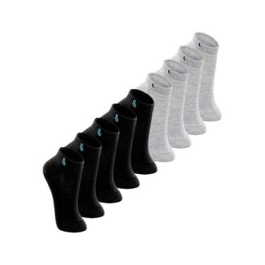 Imagem de Kit 9 Pares de Meias Infantil Cano Curto Lupo 2725-005 Colorido, Preto