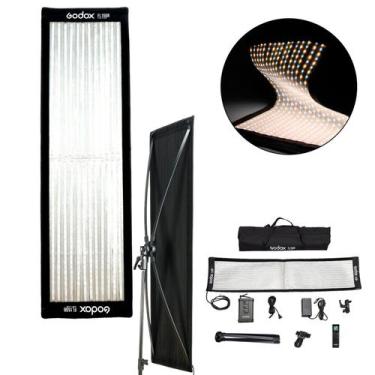 Imagem de Iluminador Led Flexível Bicolor 150w Godox Fl150r 120x30cm
