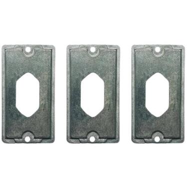 Imagem de 3 Placa Condulete Múltiplo Tomada Redonda 1 Polegada Sieg