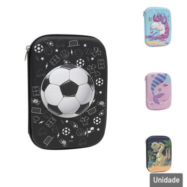 Imagem de Estojo Escolar Case 22,5cm 3D Figuras Sortidas
