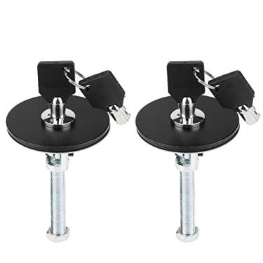 Imagem de Kit de Pino de Chave de Bloqueio Universal para capô de Motor de Carro Pino de Trava de Segurança Com Liga de Alumínio, Durabilidade Máxima, Garantindo Segurança, Fácil de Usar e