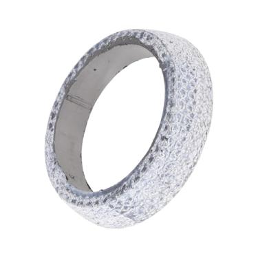 Imagem de REPAIROCK ID 52 mm Junta do coletor de escape evita vazamento de ruído de escapamento anel silenciador junta de flange de escape para carro, SUV, caminhão, RV grafite