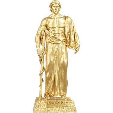 Imagem de Estátua Asclépio - Esculápio Deus Grego da Medicina (Cor Ouro)