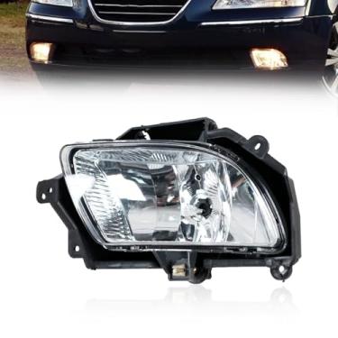 Imagem de JESYMBX Para Hyundai Sonata NF Ser 2 2008 2009 2010 para-choque dianteiro luzes de neblina luzes de condução luzes diurnas rodando lâmpadas de neblina DRL