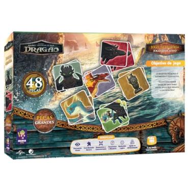 Imagem de Jogo Da Memória Como Treinar o Seu Dragão 48 Peças