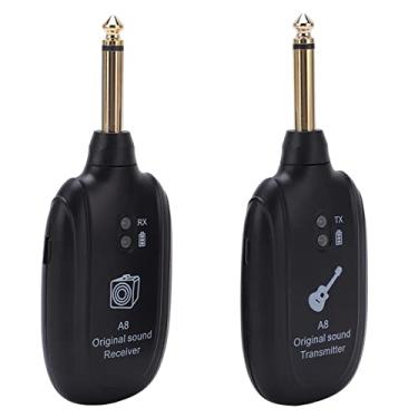 Imagem de Yinhing de Guitarra Sem Fio Digital UHF Transmissor de Guitarra e Receptor Sem Fio Com 4ms de Baixa Latência 20Hz - 20kHz Resposta de Frequência para Baixo Acústico Elétrico Guitarra