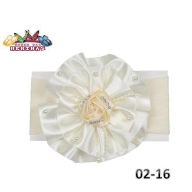 Imagem de 1 Faixa Cabelo C/Laço Infantil Bebê Meia De Seda Premium 02 - mun, lil
