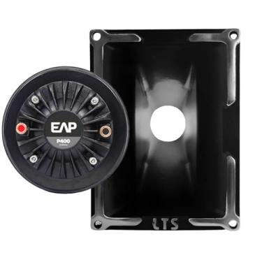 Imagem de Kit Driver Polimida Eap P400 C/Cone Corneta Jarro Lente Lts 1209 Preto 1 Polegada