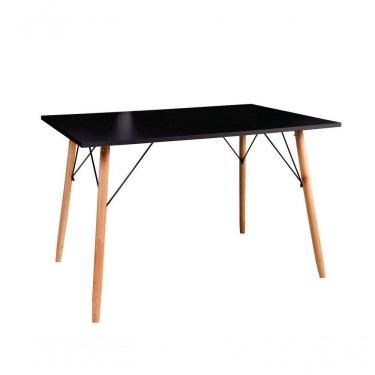 Imagem de Mesa Eames Eiffel Retangular 90 X 120 Cm Preta
