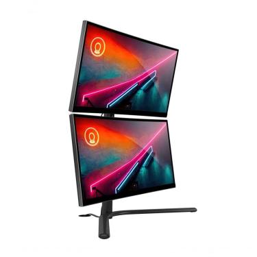 Imagem de Suporte De Mesa Para Monitor Até 32 Duplo Vertical Com Regulagem De Altura E Inclinação Octoo Clipway-2w Titanium