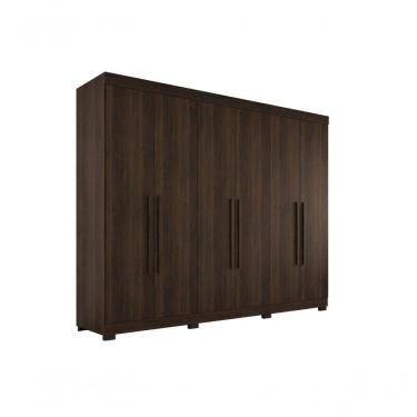 Imagem de Guarda-roupa Casal 6 Portas 6 Gavetas órion Premium Salleto Savana